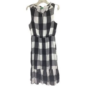 Dip Black, White, and Gray Dress‎ Beach Days Women's Large NWT